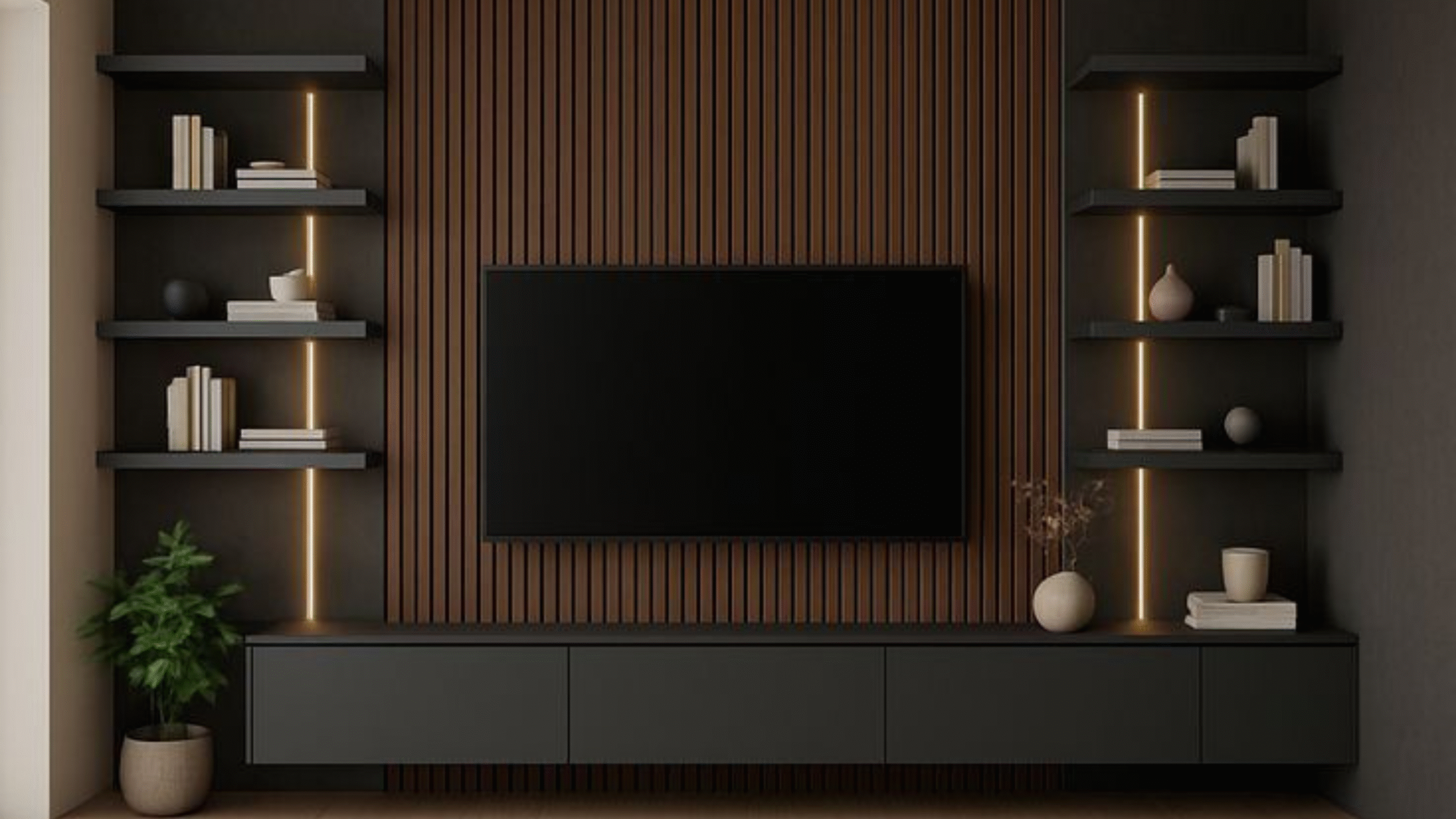 Alline AluFab interior designing for TV Units