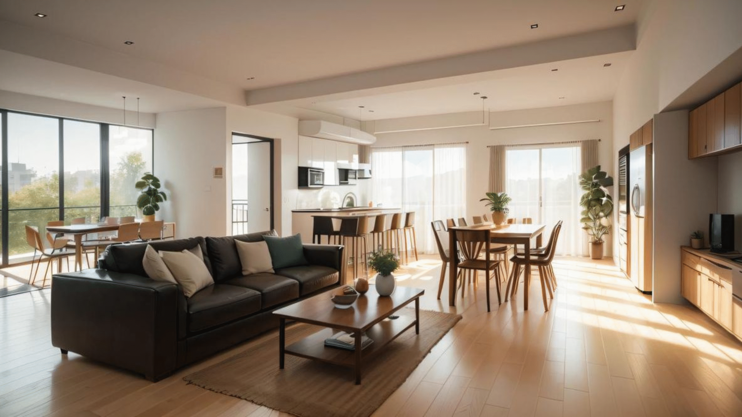 Alline AluFab interior designing for Living Area
